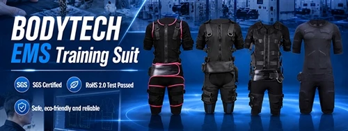 BODYTECH 스마트 피트니스 EMS 슈트는 ​​SGS RoHS 2.0 테스트를 통과했습니다.